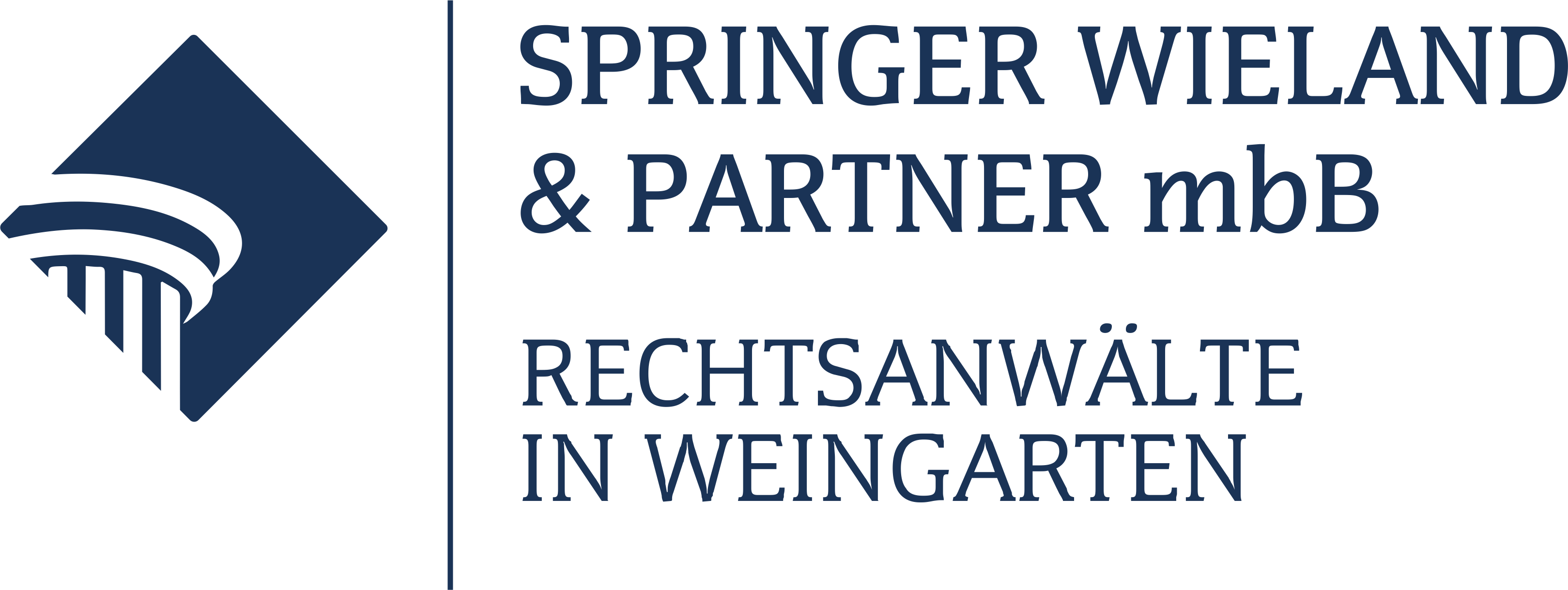 Logo_neu Text-Bild-Logo Springer Obinger & Partner mbB, Anwälte in Weingarten